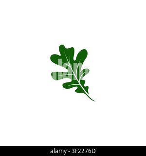 Oak leaf logo Company template design. Oak Icon Vector Stock Vector
