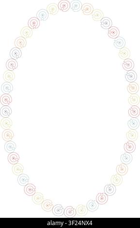 Darts game frame. Game competition on white background border with empty space for your text Stock Vector