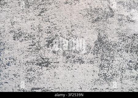 Gray distressed fabric texture on canvas background with vintage grunge and abstract pattern Stock Photo