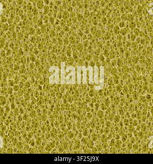 Seamless texture of yellow polyurethane foam . Stock Photo