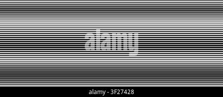 Thin to thick lined gradation background. Black striped halftone gradient texture. Repeating parallel strip wallpaper for print, banner, poster. Vector horizontal linear backdrop. Doppler concept Stock Vector