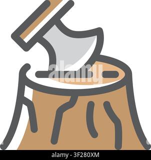 Woods Icon, Forest, Nature, Tree, Trees, Landscape, Outdoor Stock Vector