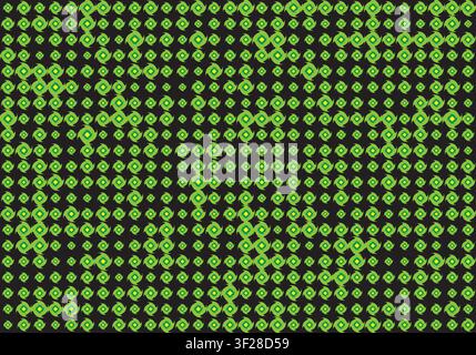 Retro seamless pattern, geometric flower star shapes, mid-century modern aesthetic. Geometric style pattern in vintage, seamless vector background Stock Vector