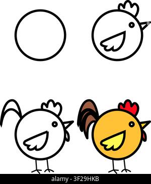 Rooster Stock Vector
