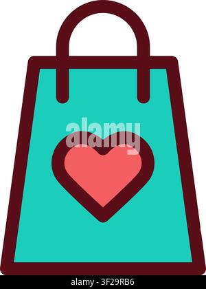 Shopping Bag Icon, Retail, Purchase, Commerce, Store, Shop Stock Vector