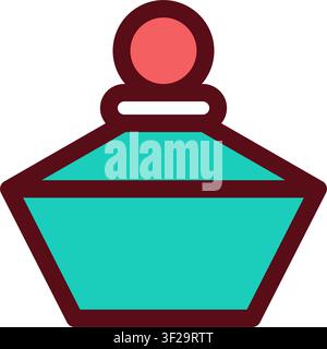 Perfume Bottle Icon, Fragrance, Scent, Cologne, Eau De Toilette Stock Vector
