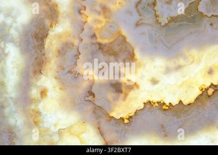 Futuristic stains and bright light on marble surface Stock Photo