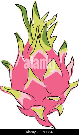 Realistic dragon illustrations, Clean vector set ideal for packaging, label and and product design, Vector illustration of dragon set, on a clean back Stock Vector