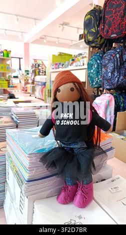 School season concept, bookstore with Stock Photo