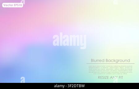 Abstract Blurred Background, Easy to Resize, Vector Illustration Stock Vector