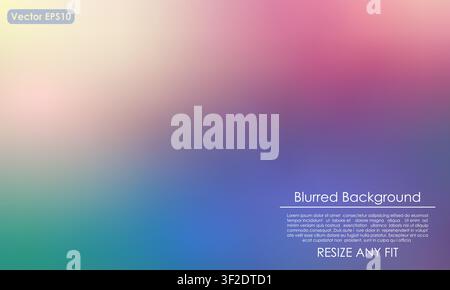 Abstract Blurred Background, Easy to Resize, Vector Illustration Stock Vector