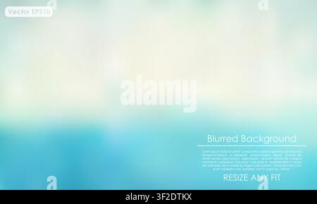 Abstract Blurred Background, Easy to Resize, Vector Illustration Stock Vector