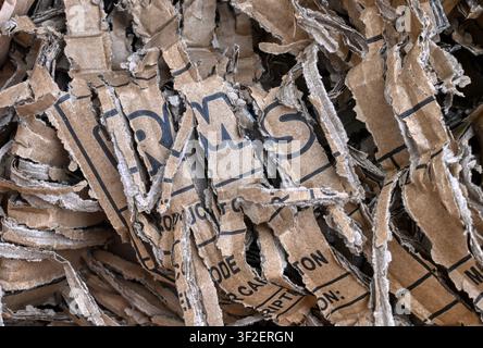 Recycled card for packing abstract background Stock Photo