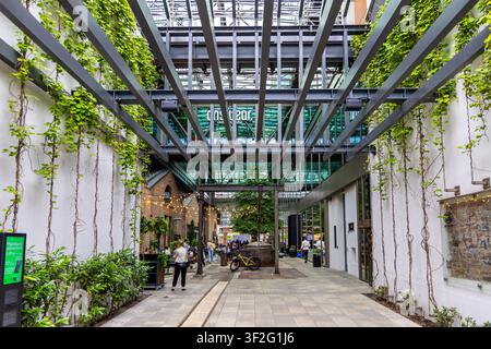 Interior fo converted factory - Fabryka Norblina, Warsaw, Poland Stock Photo