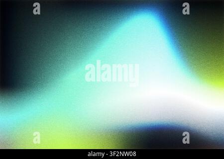 Abstract gradient background displaying vibrant light effect with grainy texture Stock Photo