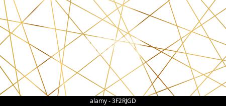 Straight diagonal lines form chaotic geometric pattern vector illustration background. Stock Vector