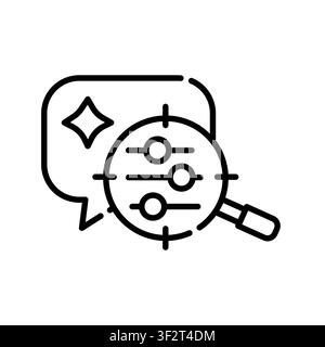 Testing the Prompt Icon Professional UI Symbol for AI Query Validation, Machine Learning Response Analysis and Prompt Performance Evaluation. It repre Stock Vector