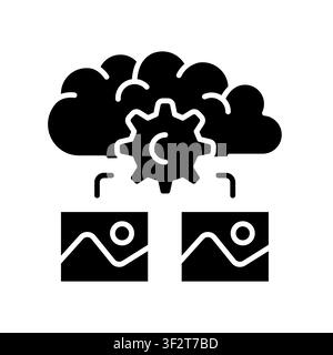 Few shot Learning Icon Professional UI Symbol for AI Pattern Recognition, Machine Learning Multi Example Training and Neural Network Adaptation. It re Stock Vector