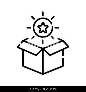 subscription box color line icon. Vector isolated element. Editable stroke. Stock Vector