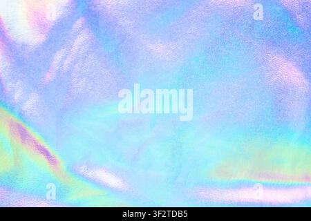 Holographic iridescent pastel texture background with soft shimmer and rainbow gradient Stock Photo