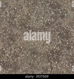 A high-detail ground texture featuring crushed stone, mixed soil, and small dry twigs. Stock Photo