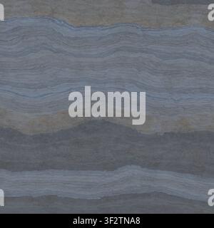 A dark grey and blue-toned natural stone texture with horizontal banded patterns. Stock Photo