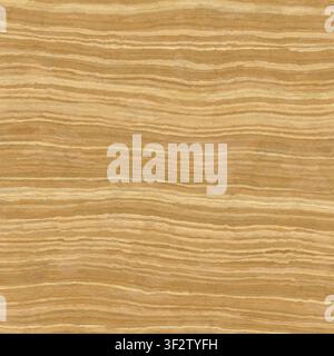 A golden ochre travertine texture featuring very fine, parallel horizontal layering. Stock Photo