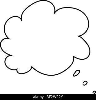 speech bubble icon, A Text box, crayon blank speech cloud bubbles, a set of hand-drawn speech bubbles and thought clouds, a one-line art drawing Stock Vector