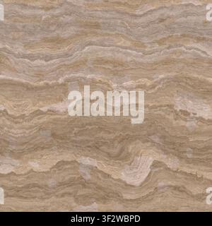 A light beige natural travertine stone texture with subtle swirling veins. Stock Photo