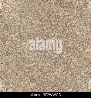 A seamless texture of a speckled brown and grey granite stone slab with high detail. Stock Photo
