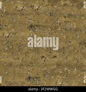 A close-up of a speckled yellowish, natural stone surface, showing complex geological patterns. Stock Photo