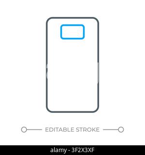 Space saving sleep solutions two color line icon Stock Vector