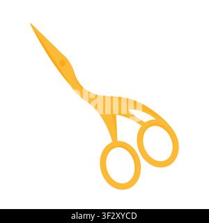 Vintage style embroidery scissors Stock Vector