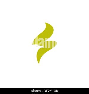 Abstract Bird Logo Design. Letter B Bird Logo Stock Vector