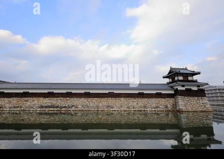 moat of Hiroshima castle in Hiroshima, Japan Stock Photo