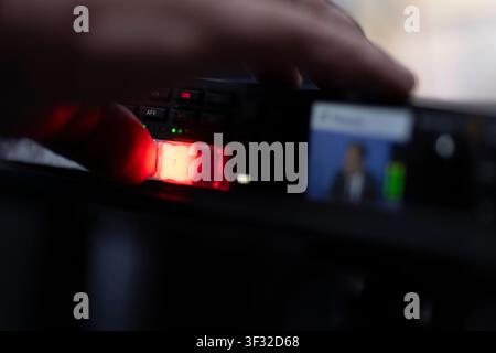 Blackmagic Videohub aufgenommen in Berlin, 21.07.2026 Berlin Deutschland *** Blackmagic Videohub, filmed in Berlin, July 21, 2026, Berlin, Germany Cop Stock Photo