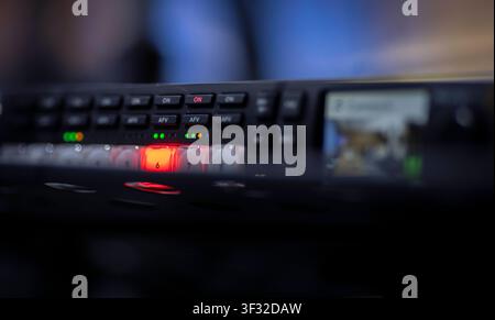 Blackmagic Videohub aufgenommen in Berlin, 21.07.2026 Berlin Deutschland *** Blackmagic Videohub, filmed in Berlin, July 21, 2026, Berlin, Germany Cop Stock Photo
