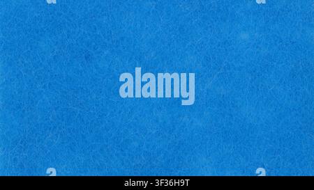 blue felt non woven fabric texture useful as a background Stock Photo