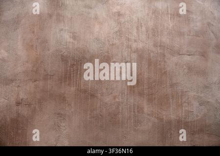 Wall with smooth plaster or stucco for use as a background texture Stock Photo