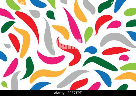 Modern fluid abstract background featuring dynamic colorful organic shapes. Perfect for branding, presentations, posters, websites, and creative digit Stock Vector