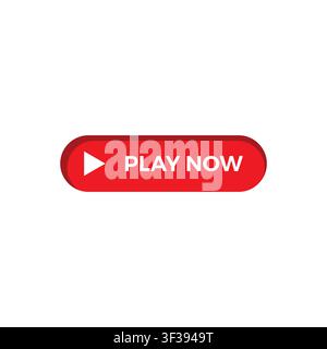 play now button icon. Perfect for enhancing websites and apps. video icon Stock Vector