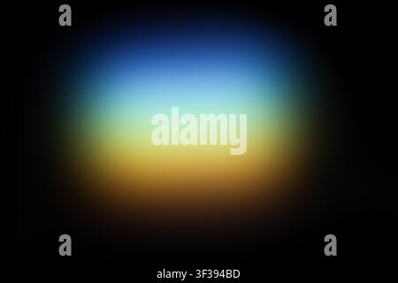Abstract color gradient creating smooth blurred light effect on dark background Stock Photo