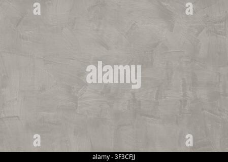 Abstract Plaster Background With Tactile Multi Directional Greige Paint Brush Strokes Stock Photo