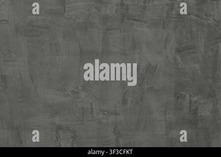 Abstract Plaster Background With Tactile Multi Directional Warm Charcoal Paint Brush Strokes Stock Photo