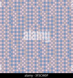 Modern dotted stripes and vertical line seamless pattern with trendy retro color palette vector design Stock Vector
