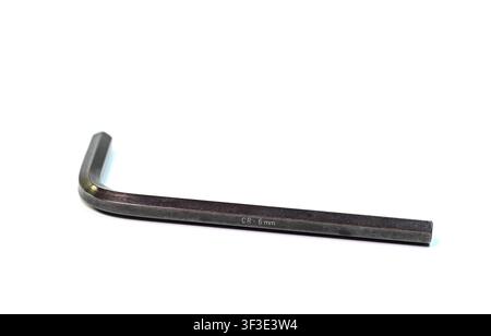 Allen wrenches, on a white background Stock Photo