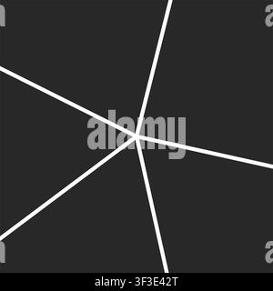 An irregular five panel grid template with white borders for photo collages comic layouts and presentation mood boards Stock Vector