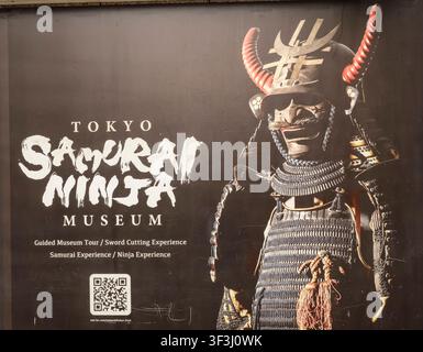 SAMURAI MUSEUM ASAKUSA TOKYO Stock Photo