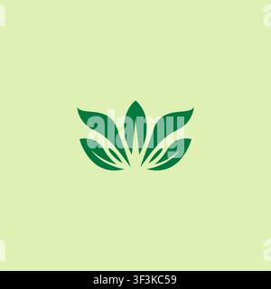 Organic Logo Vector Illustration. Leaf Icon Design Stock Vector
