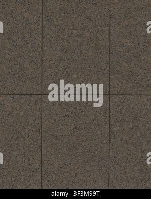 Dark Gray Granite Square Floor Tiles Stock Photo